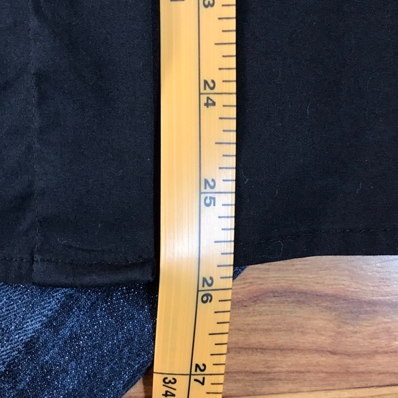 Robbi and Nikki black shirt w puff short sleeves - Picture 14 of 16